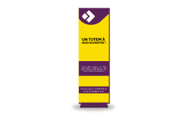 Totem publicitaire lumineux à Marrakech Maroc